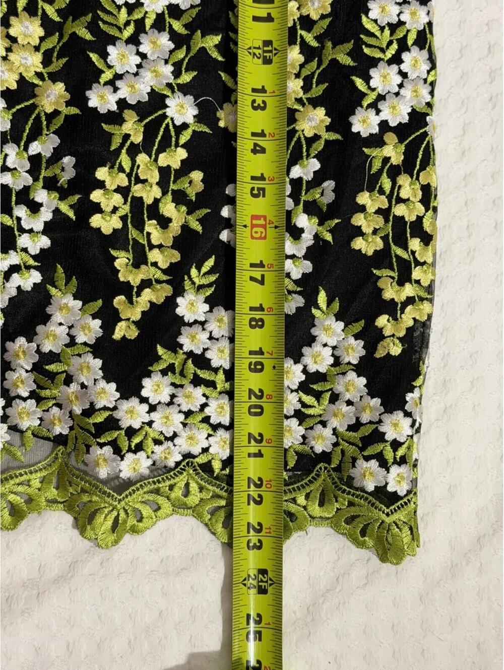 NWT Tahari ASL Floral Embroidery Lace Sheath Dress - Picture 9 of 14